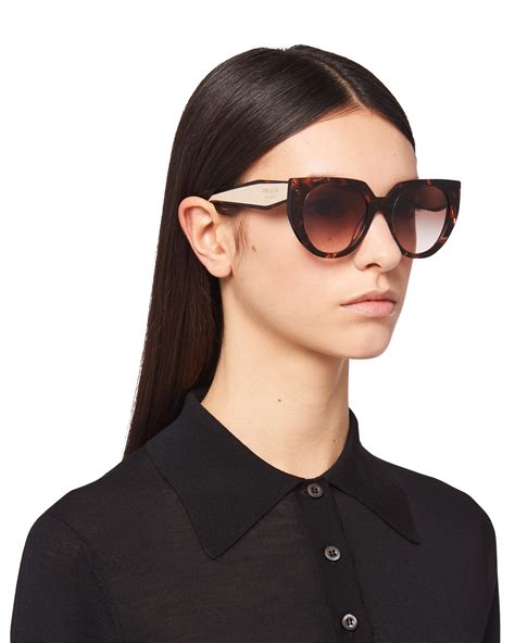 prada white sunglasses women's